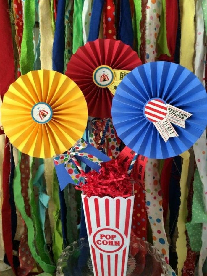 Karneval Deco Tinker podoben Pop Corn