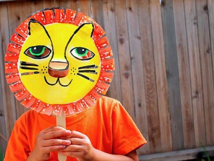 Karnevalová maska ​​Drotár-a-sweet-lion