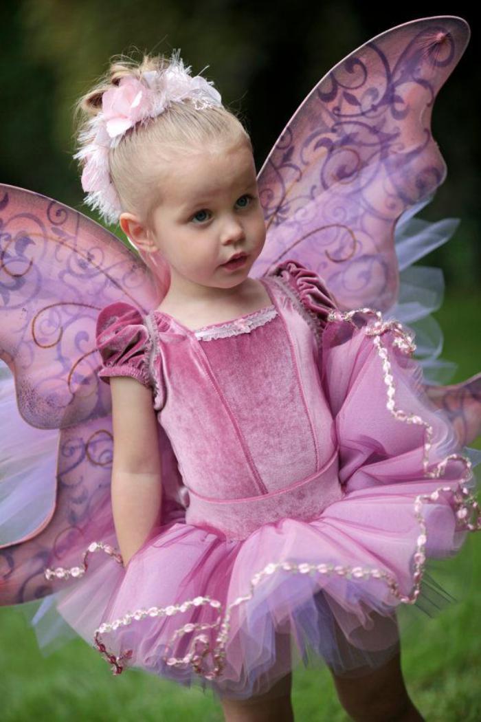 Fairy Costume fialovej farby Tinkerbell Kostým