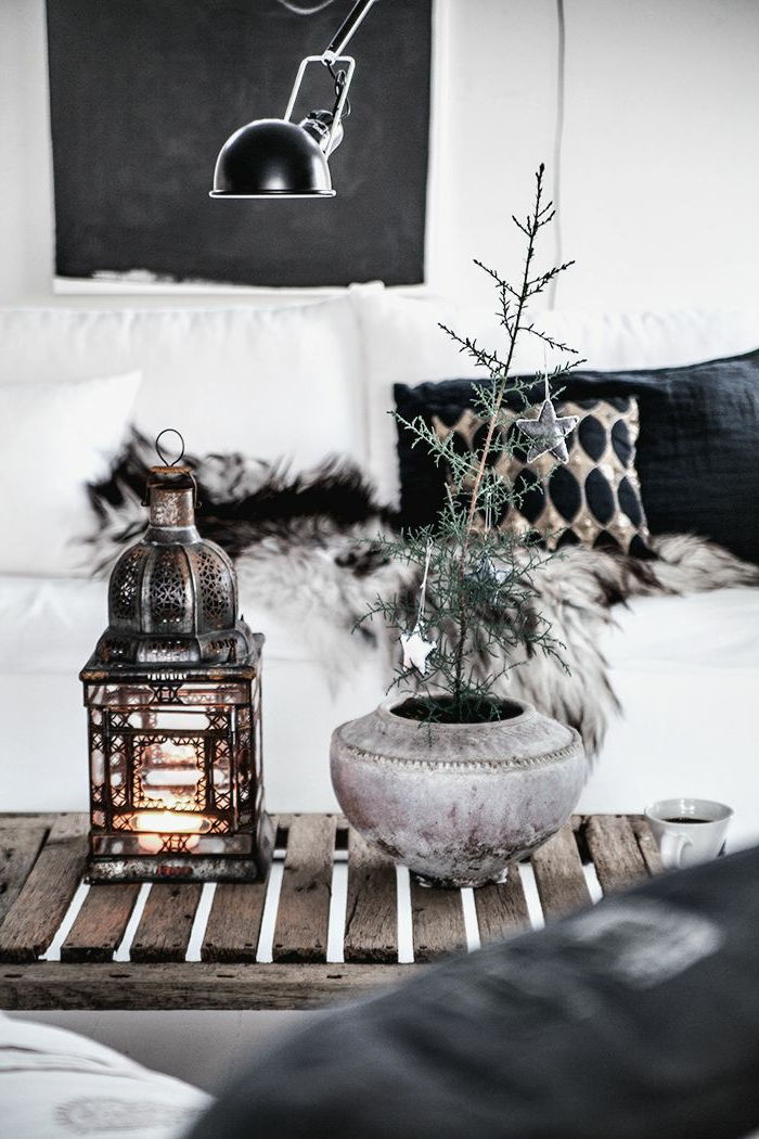 Počitniška Dekoracija Winter Luč vaza dekorativno jelka nakit