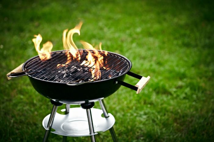 Ogień miska-z grilla ognia rączką