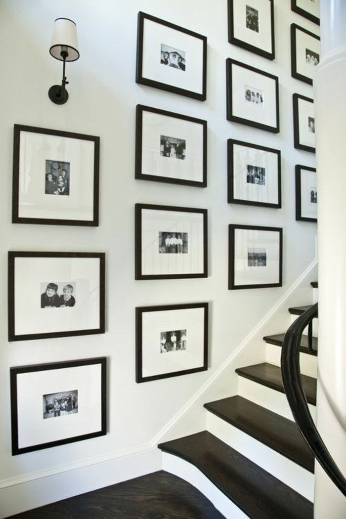 Fotografie de perete-in-hol-scară-negru-alb