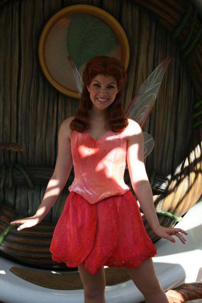 Žena efektívne full-Fairy Costume Coral Color