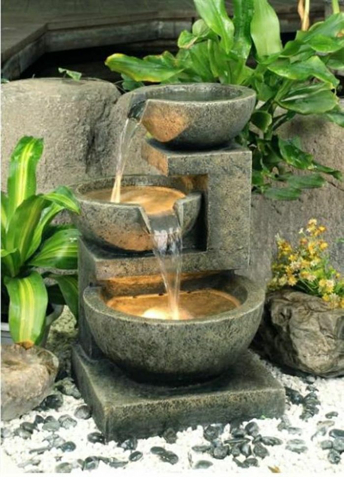 Fountain Garden trei plante Bowl