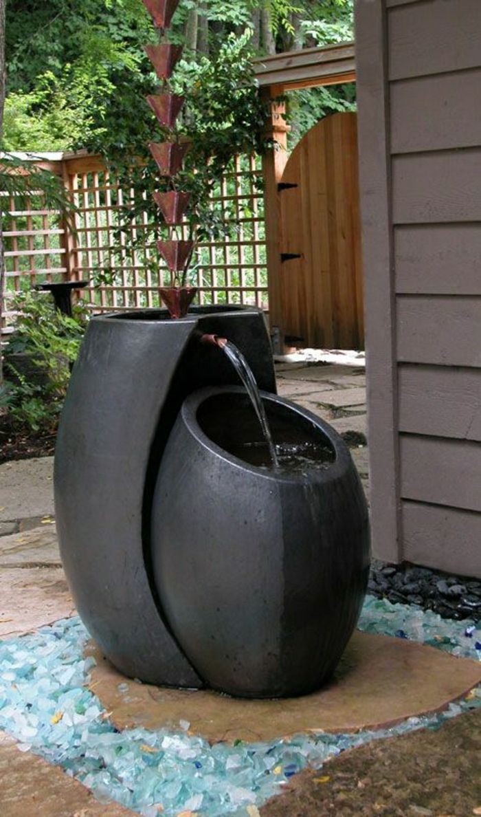Garden Fountain deževnice kreativna zasnova