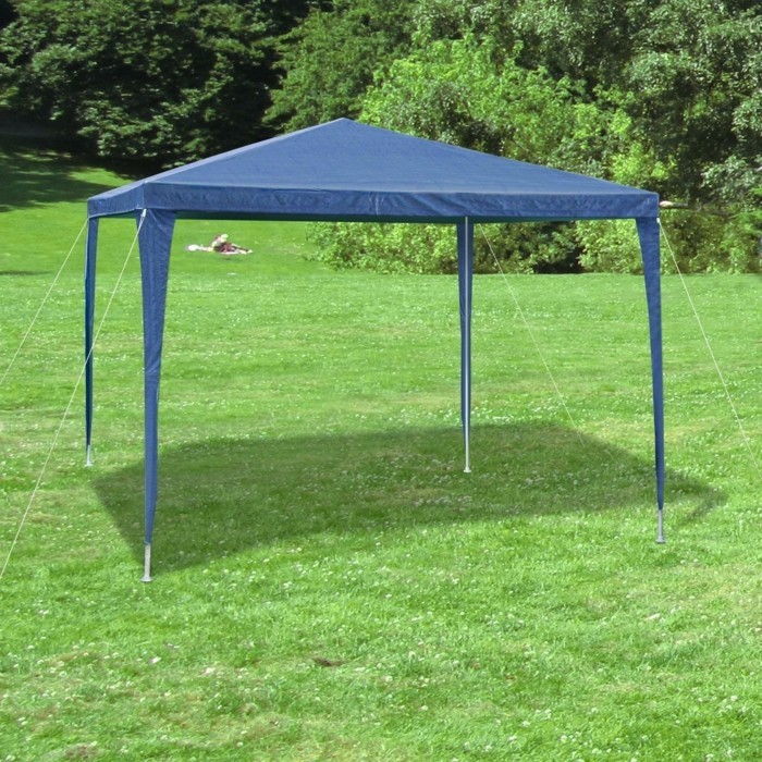 Ogrodowy namiot-w-dukler-niebieski kolor