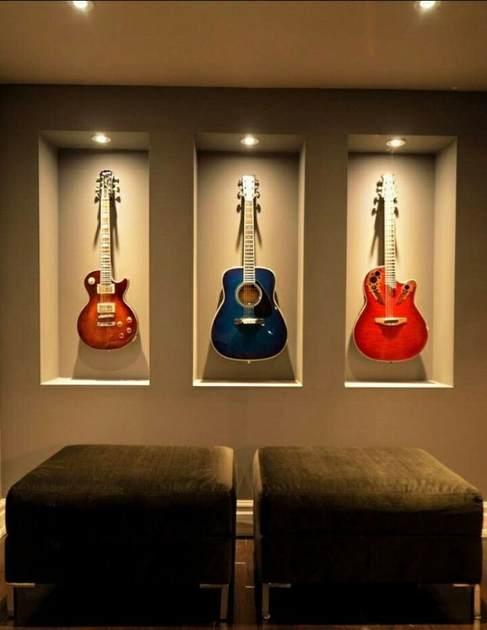 Guitar on-the-wall hang-ursprungliga idén