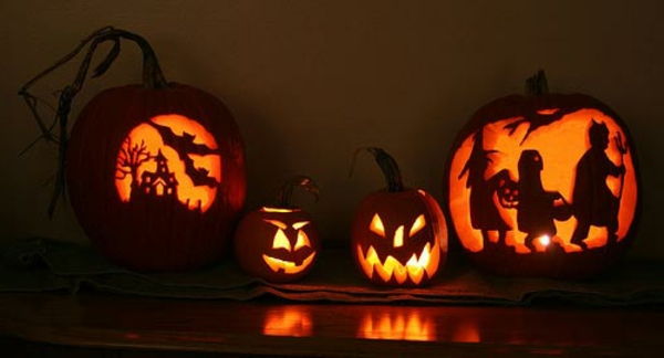 Halloween pumpa carving Deco idé-