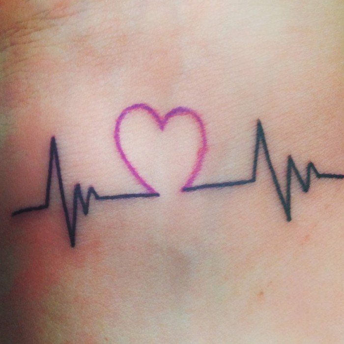 simboli di cuore tatuaggio romantico tatuaggio