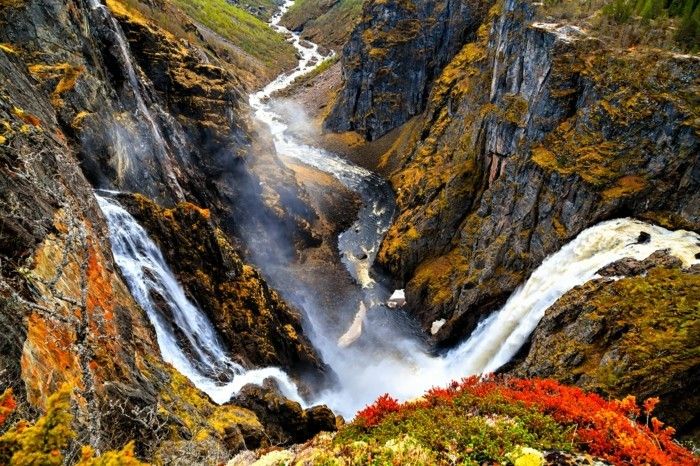 Tapeta Wodospad-olśniewająco piękny krajobraz