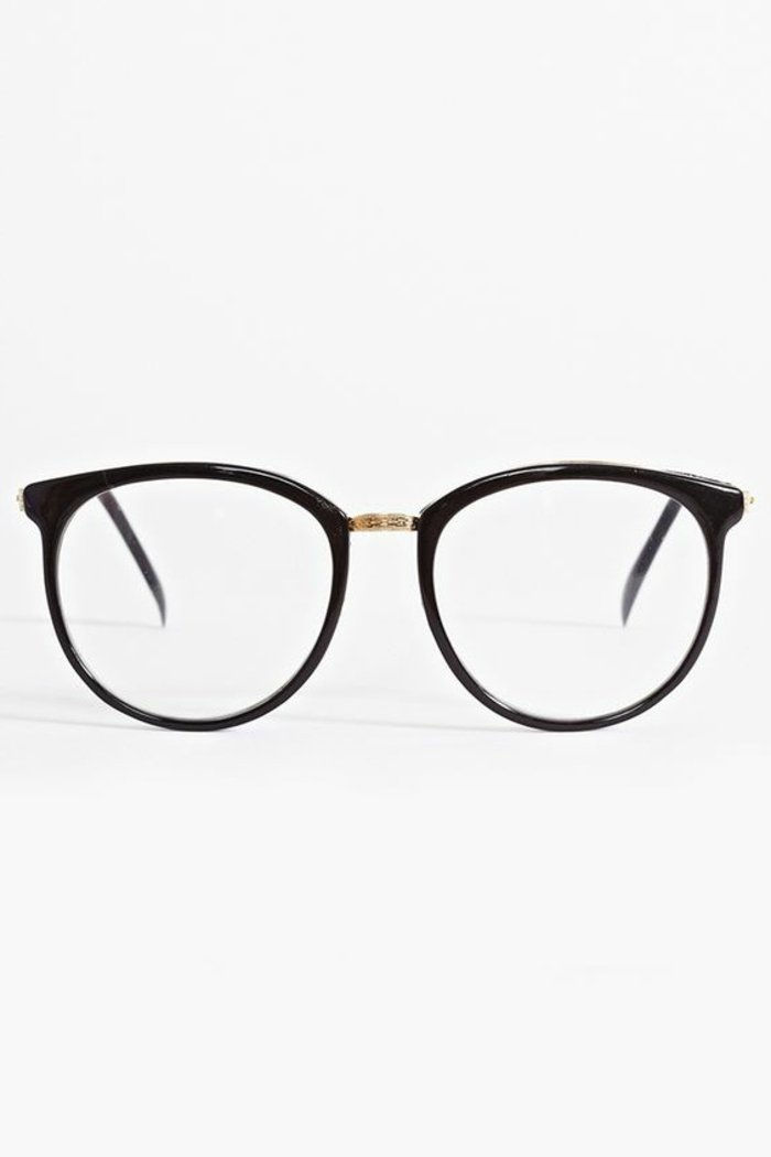 Siyah Hipster Gözlük-basit modeli