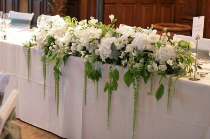 Poroka tabela dekoracijo Cvetje