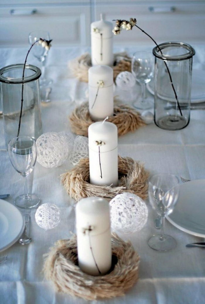 Poroka tabela dekoracija-s-sveče-kroglice