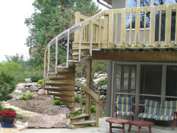 Les za stopnice z ograjo ideja design