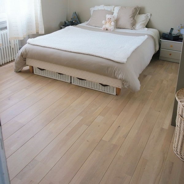 interior design idee Pavimenti in legno nella camera da letto