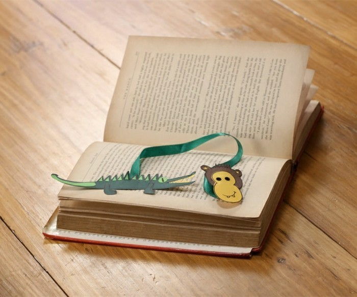 Bookmark Tinker-template-papir-živali