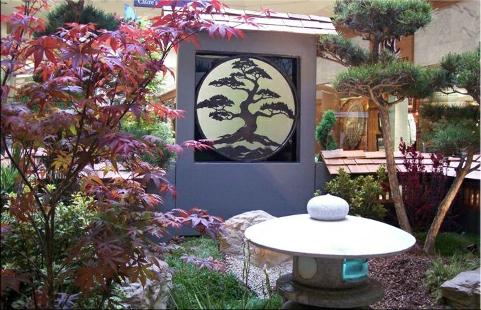 Luxusné záhradné Japanese bonsai strom ozdobné kamienky