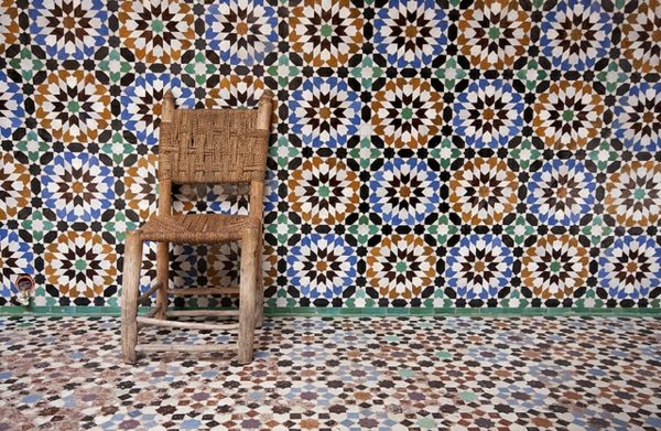 Maroko dizainas su plytelėmis