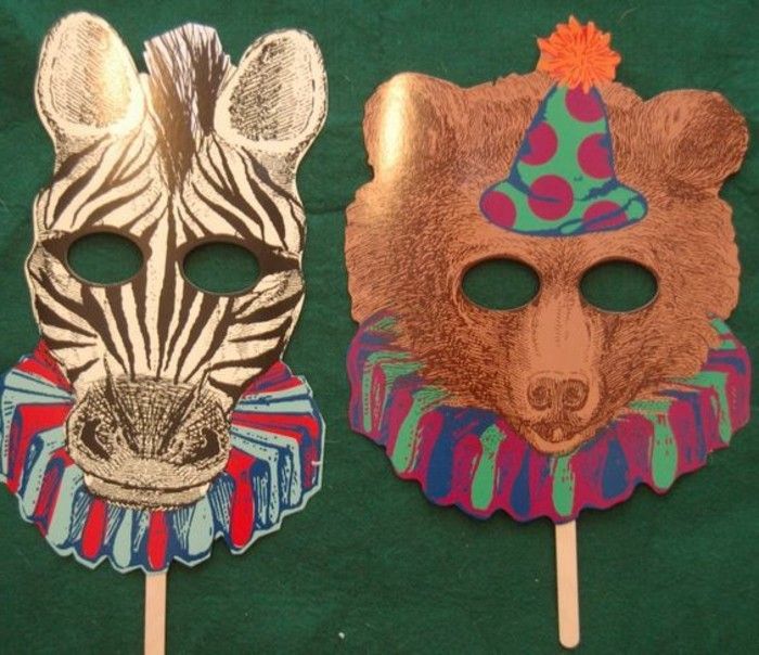 Maska Tinker-z-otroki, Zebra in Bear