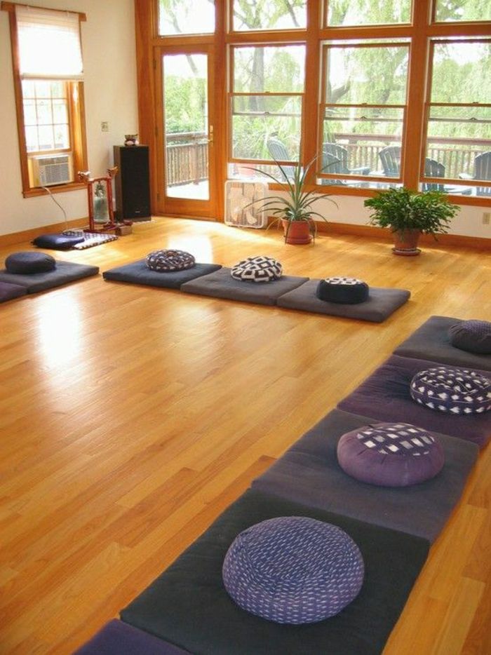 Meditasyon odası Yoga minderi meditasyon minderi bitkiler