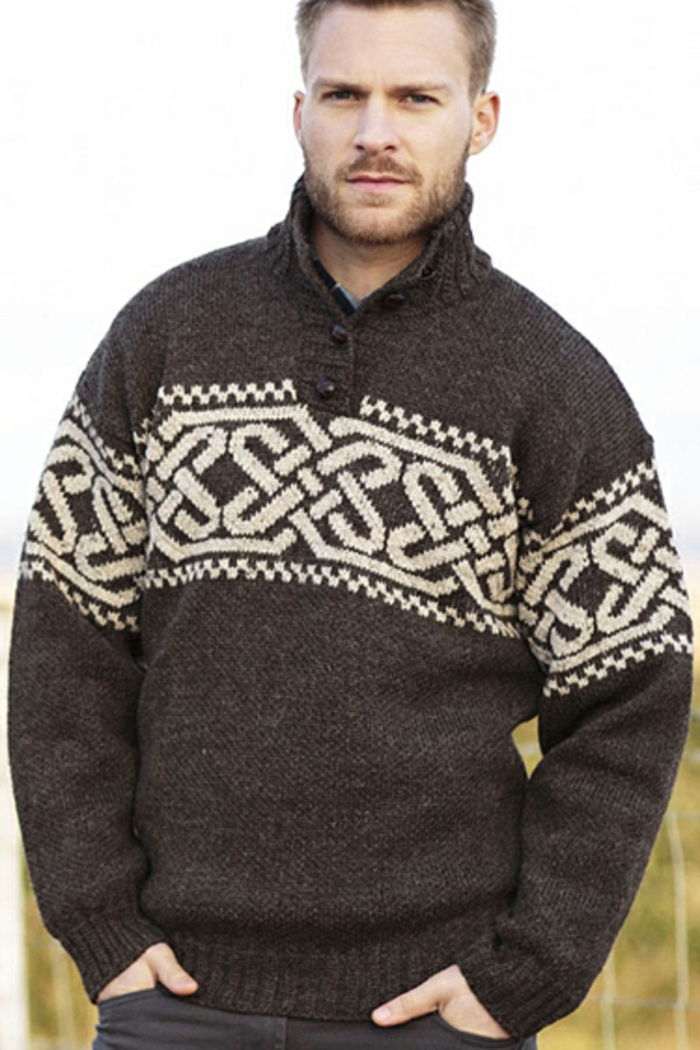 Norvegese maglione biondo-robusto-dark