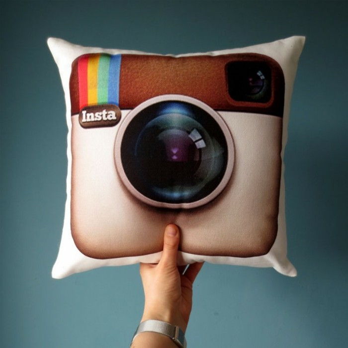 Original kudde som-the-Logo von Instagram
