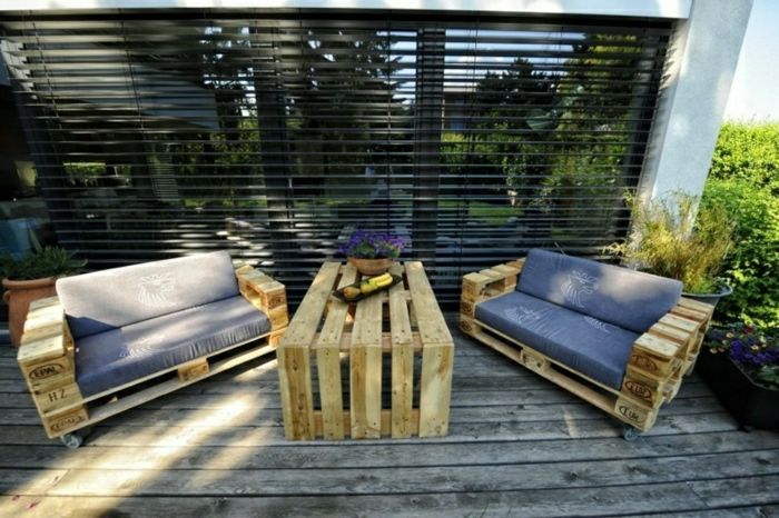 Razpon pohištvo Veranda preproste zasnove zunanjosti ideja