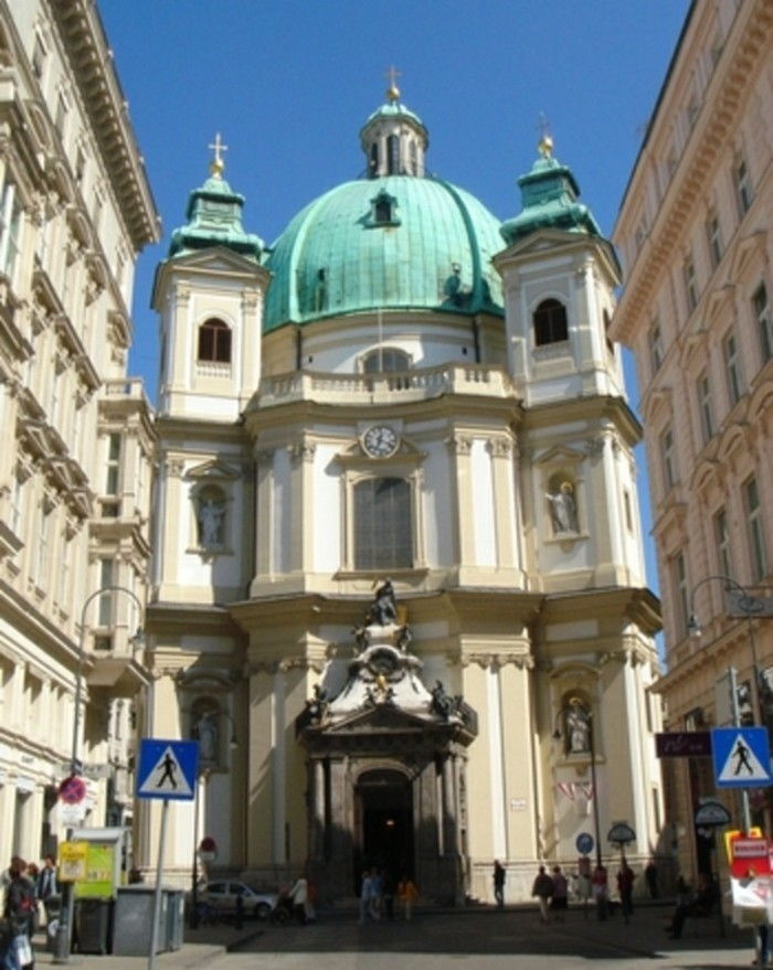 Chiesa di San Pietro a Vienna-Austria-epoca barocca