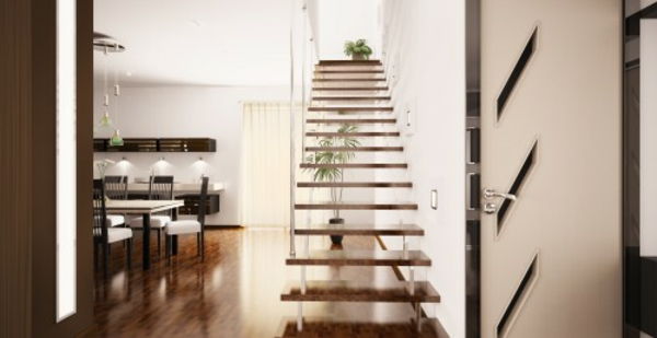 perfektný-priestorovo úsporné schodisko interiérové ​​schodisko-for-malom byte