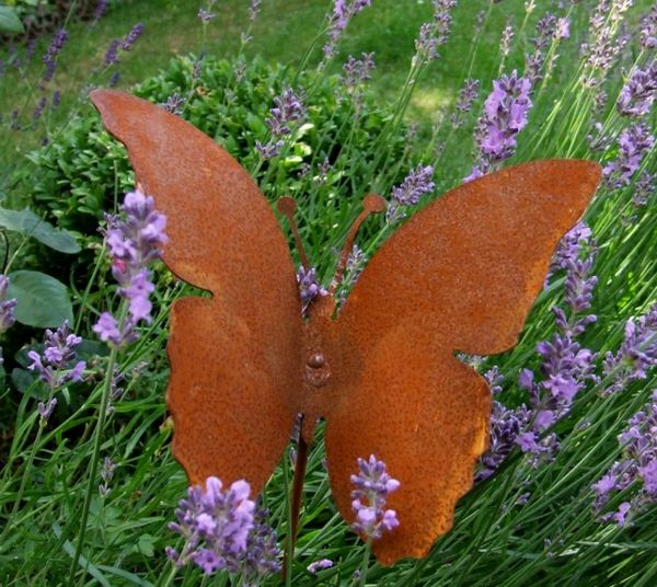 Rusty-Gartendeko Butterfly