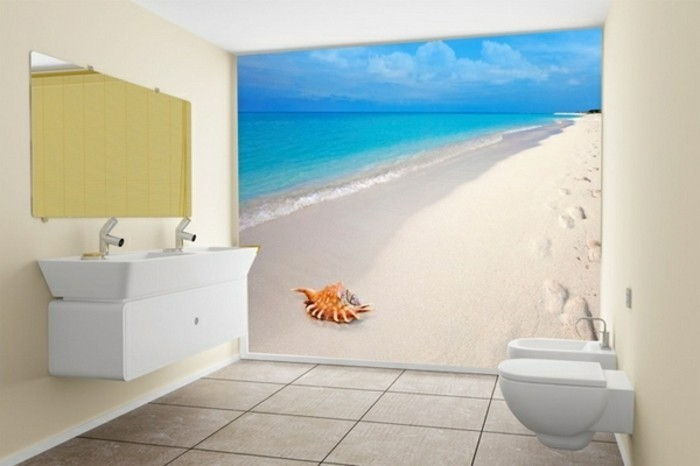 Beach-wallpaper-in-the-toalett