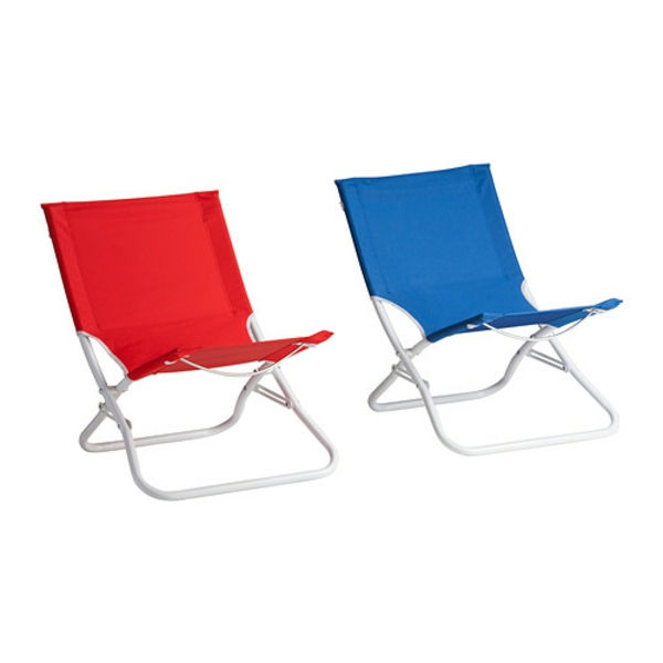Strand stol Ikea-blå-rød-to-open-veldig-lett