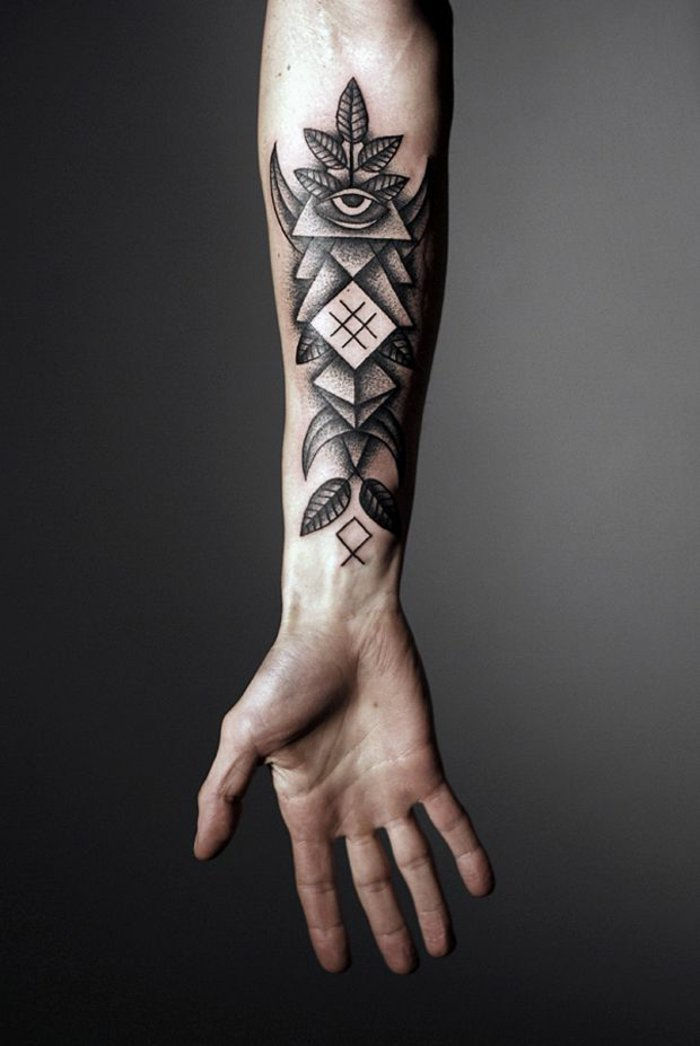 Tattoo-Motive-Men Cool Wrist Tattoo