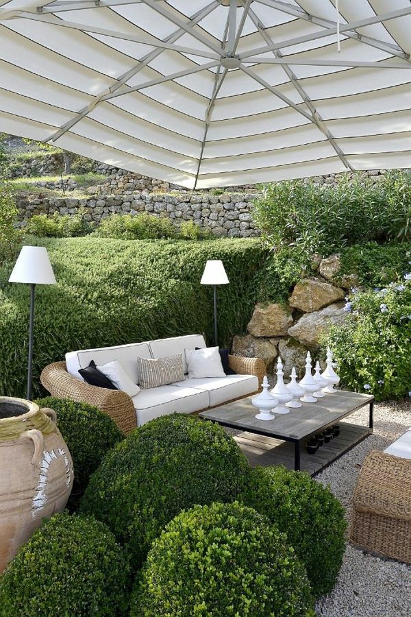 vakker terrasse hage skape design idé-