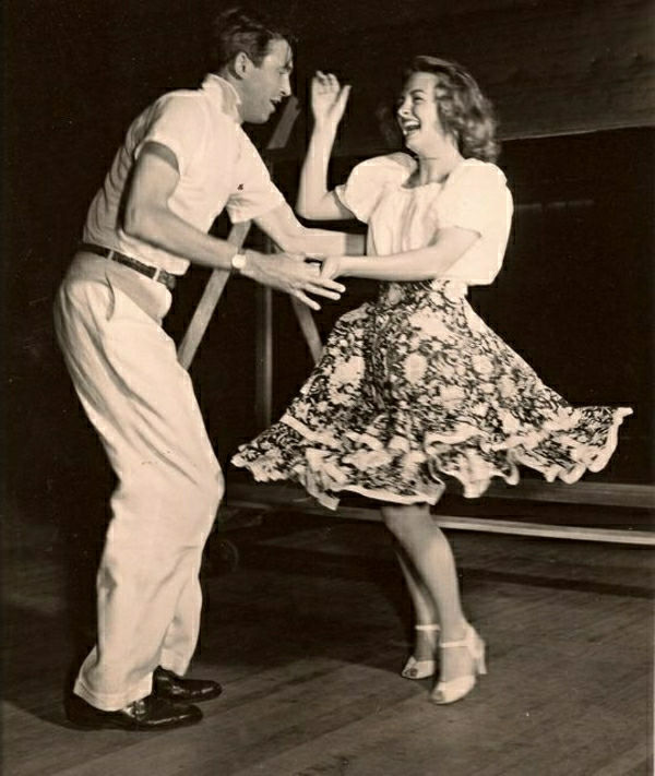 Rockabilly suknelės Vintage Supynės šokių pora