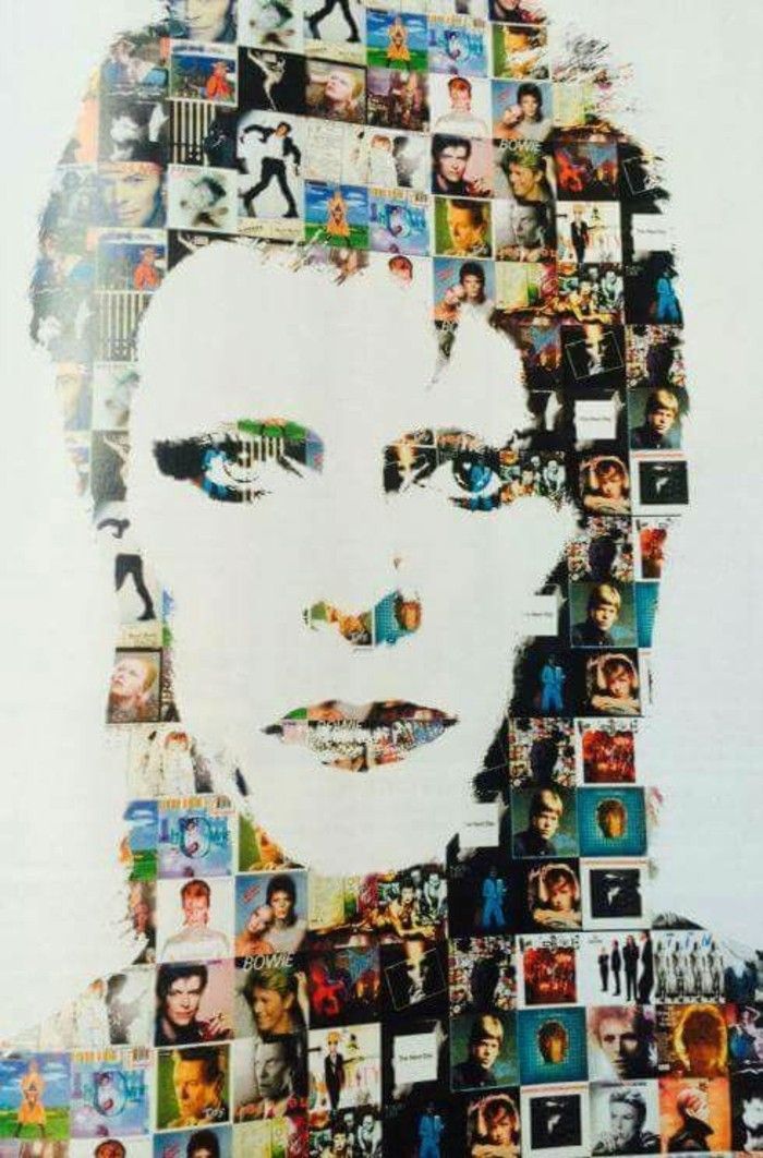 Wall Ungdom rom med-ansikt-of-David-Bowie