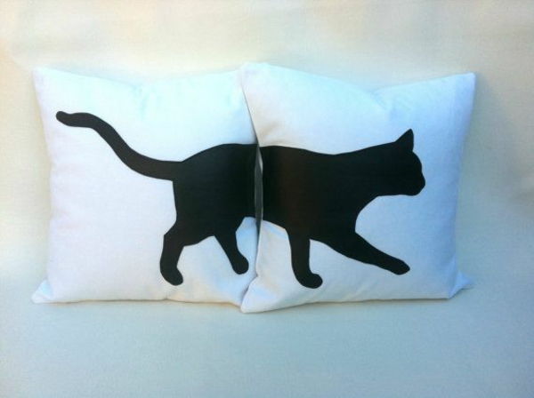 Butas Dizaino Idėjos-katė-pagalvė
