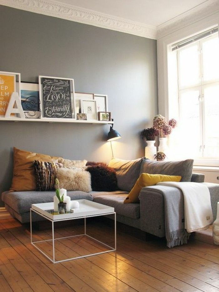Gyvenamasis kambarys-dekoravimo užsklanda pagalvę - pakeistos