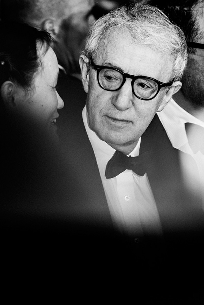 Woody Allen AT-Kanų kino festivalyje 2015 Woody Allen gražus kabučių ir priežodžiai pinigų