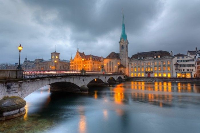 Zürich-Švajčiarsko-miest-in-EUROPE-populárno destináciách-Europa