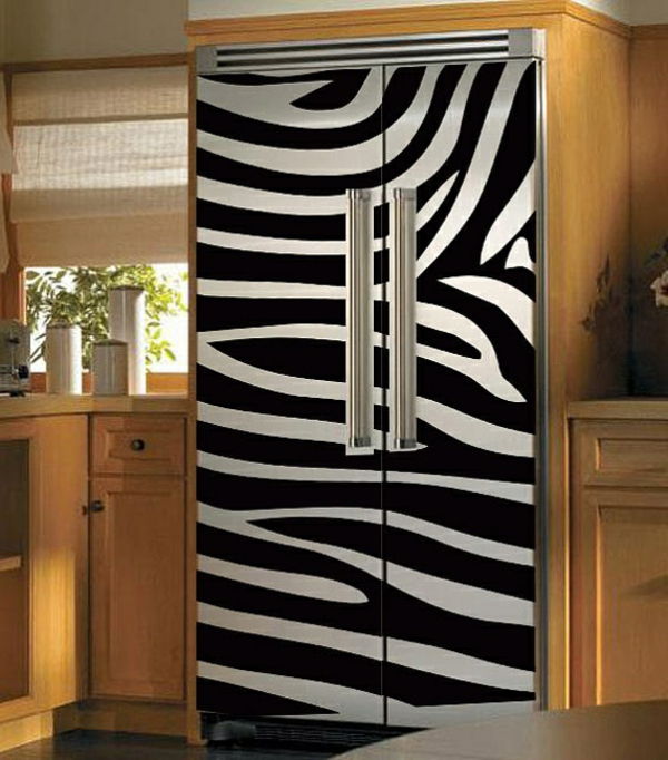 super pomysł-Zebra Naklejka-by-the-lodówkę