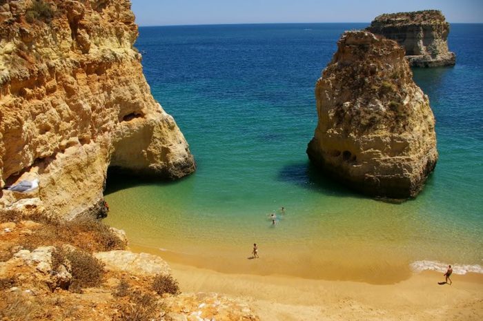 Algarve-plaże-cool-tapety piękne plaże-the-piękne-plaże-Europe