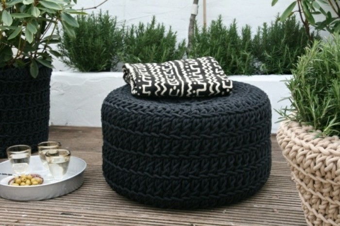 rabljene pnevmatike recikliranje zanimivo-vrtna garnitura-diy model