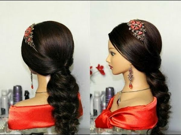 Penteados de noiva árabes-moderno-um modelo bonito