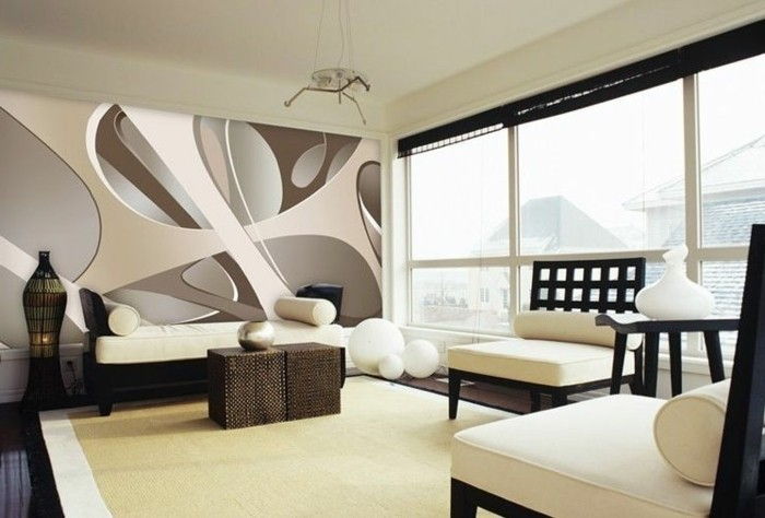 Privlačen-nenavadno-3d-ozadje-unikales-dnevna soba-design