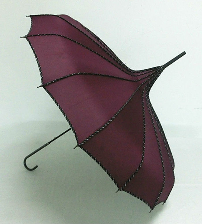 fantezi-şemsiye-kahverengi renkli