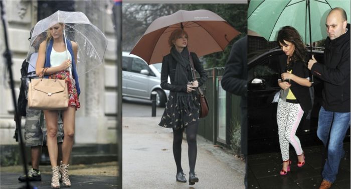 fantezi-şemsiye-üç güzel-fotoğraflar