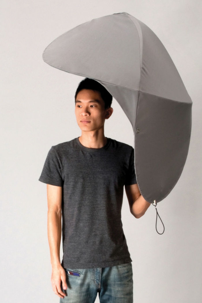 fantezi-şemsiye-abartılı-tasarım-in-gri