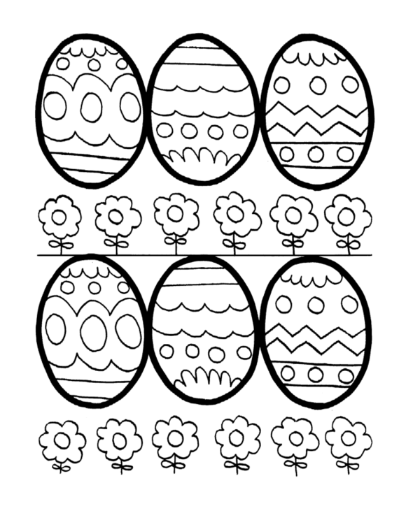 Het kleuren-easter-eggs-six