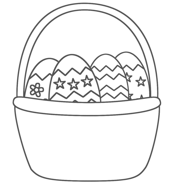 Coloring-easter-eggs-vier-in-basket
